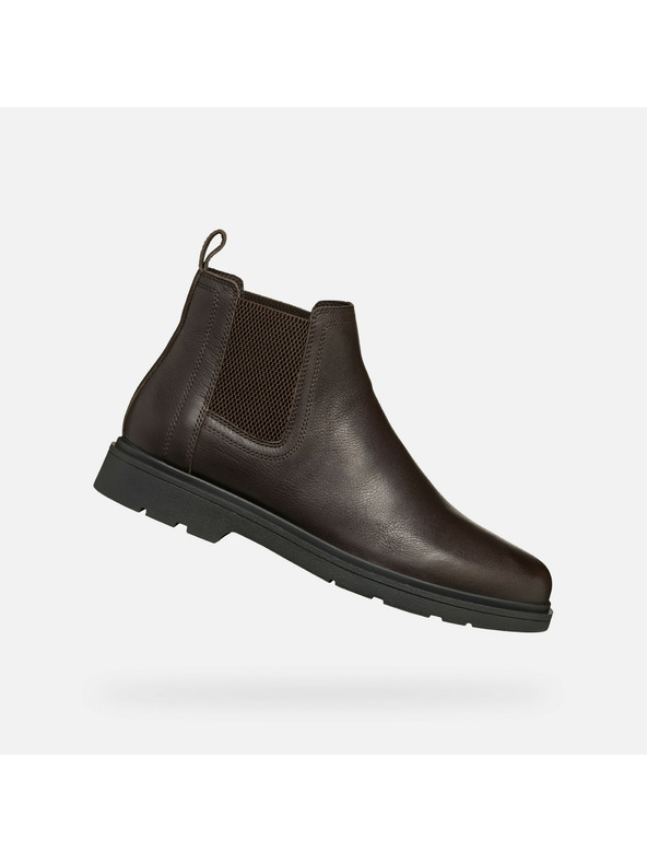 Geox Tamno smeđa muška gležnjača Geox Spherica EC1