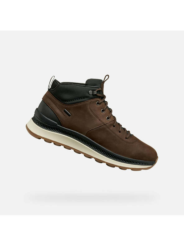 Geox Tamno smeđa muška gležnjača Geox Spherica Actif X2