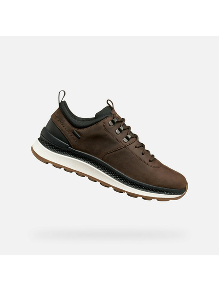 Geox Tamno smeđe muške tenisice Geox Spherica Actif X2