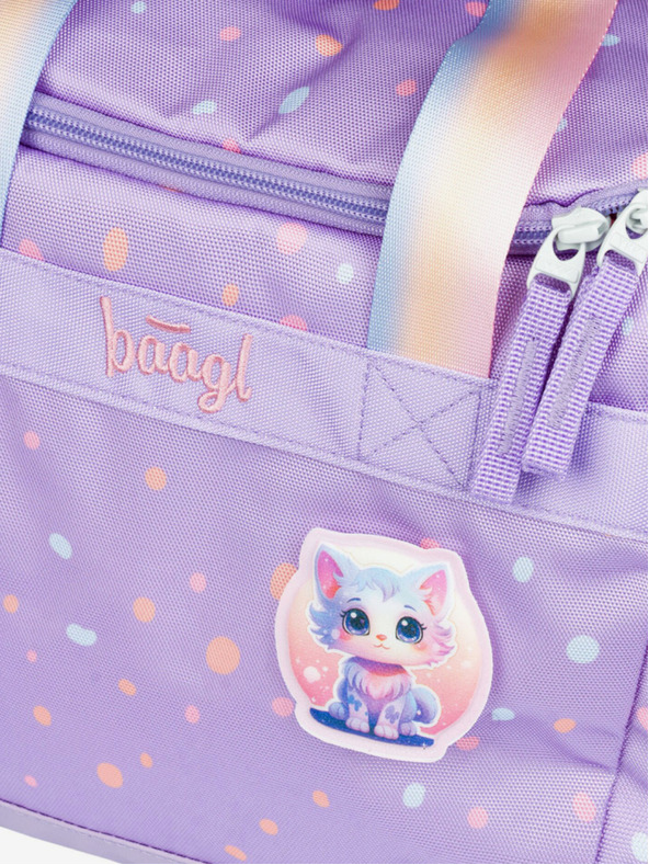 BAAGL  Ljubičasta dječja sportska torba Ljubimci Baagl