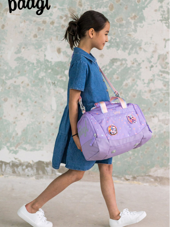 BAAGL  Ljubičasta dječja sportska torba Ljubimci Baagl