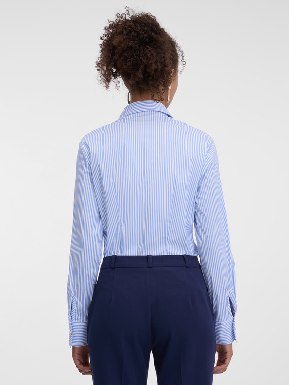 Orsay Svijetloplava prugasta ženska košulja ORSAY