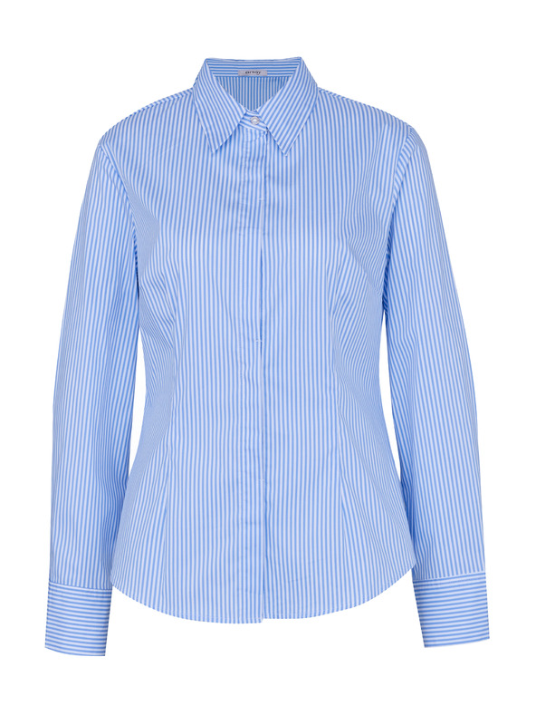 Orsay Svijetloplava prugasta ženska košulja ORSAY