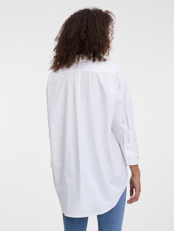 Orsay Bijela ženska košulja s kamenčićima ORSAY