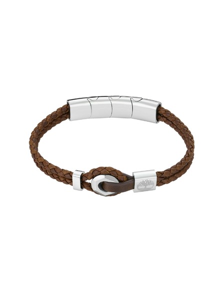 Timberland Muška smeđa kožna narukvica Timberland TDAGB0002502