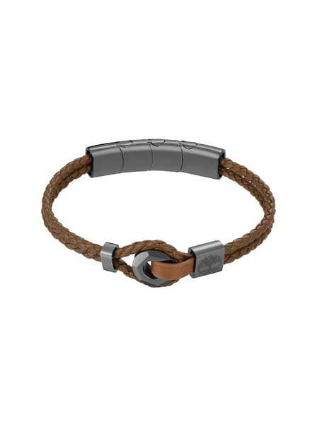 Timberland Muška smeđa kožna narukvica Timberland TDAGB0002503
