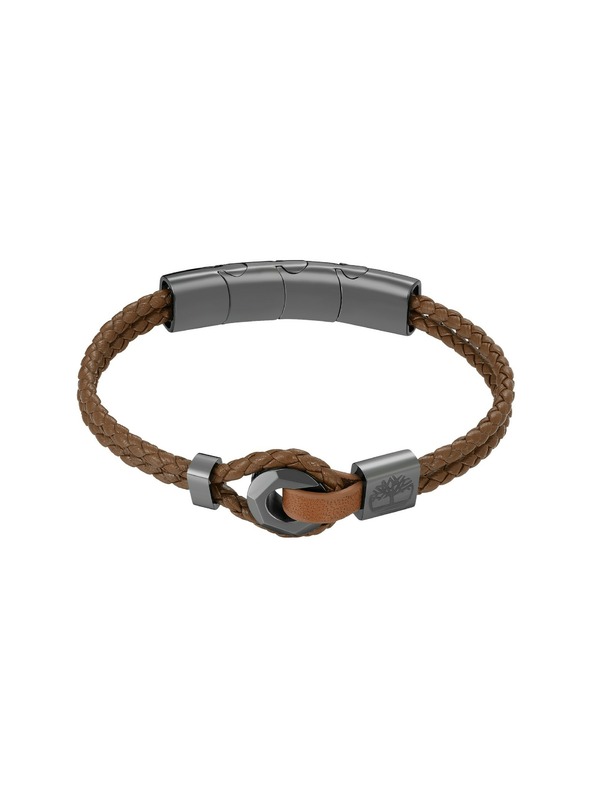 Timberland Muška smeđa kožna narukvica Timberland TDAGB0002503