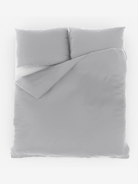 Kvalitex Francuska muslin posteljina 240x200, 70x90cm svijetlosiva Kvalitex