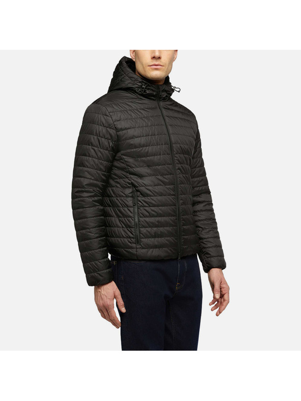 Geox Crna muška jakna Geox Wilmer