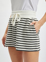 Orsay Crno-bijele ženske prugaste sportske kratke hlače ORSAY