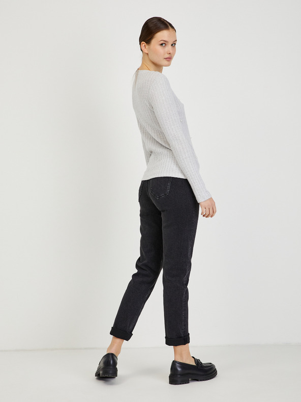 Orsay Svjetlosivi ženski rebrasti pulover ORSAY