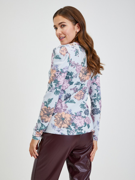 Orsay Svjetlosiva ženska majica cvjetnog uzorka ORSAY