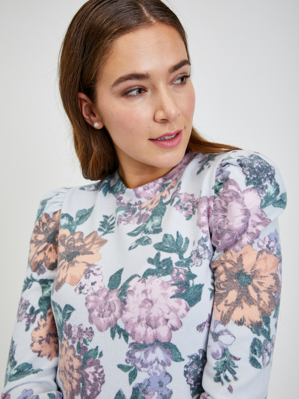 Orsay Svjetlosiva ženska majica cvjetnog uzorka ORSAY