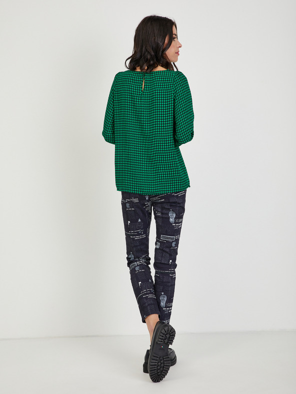 Orsay Zelena ženska bluza s uzorkom ORSAY