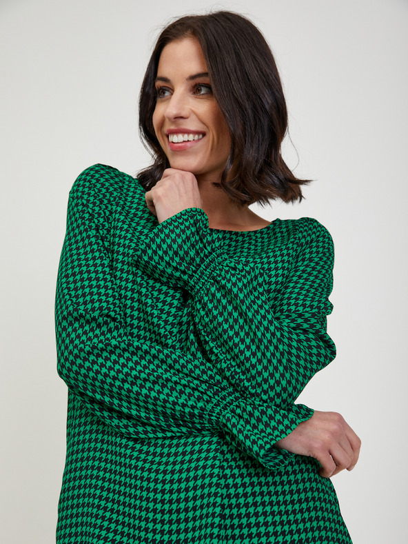 Orsay Zelena ženska bluza s uzorkom ORSAY