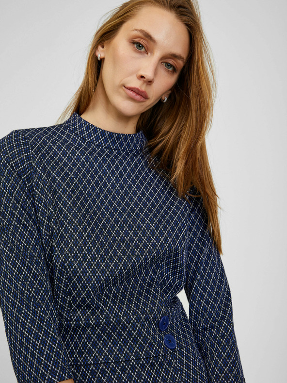 Orsay Tamnoplava ženska haljina s uzorkom ORSAY