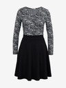 Orsay Bijelo-crna ženska haljina s uzorkom ORSAY