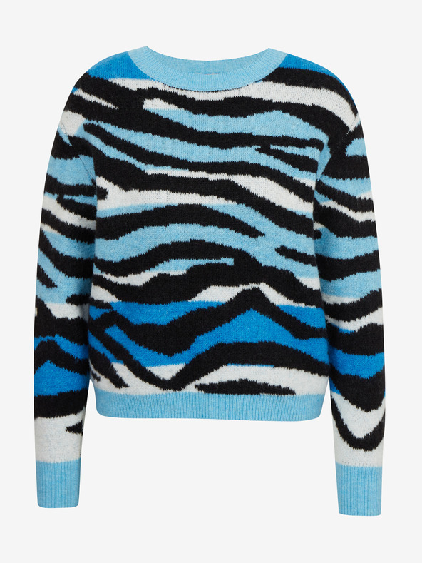 Orsay Crno-plavi ženski pulover s uzorkom ORSAY