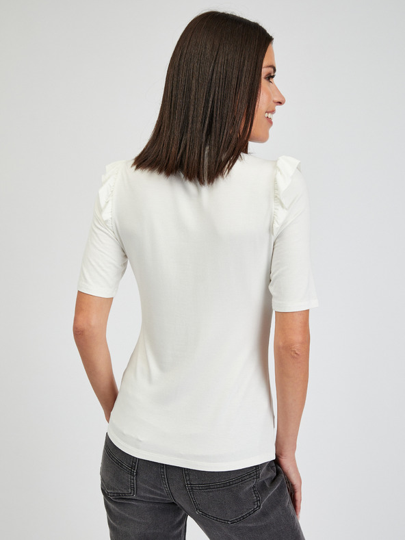 Orsay Bijela ženska majica s čipkom ORSAY