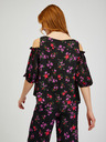 Orsay Crna ženska bluza cvjetnog uzorka ORSAY