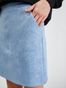 Orsay Svjetloplava ženska suknja od brušene kože ORSAY