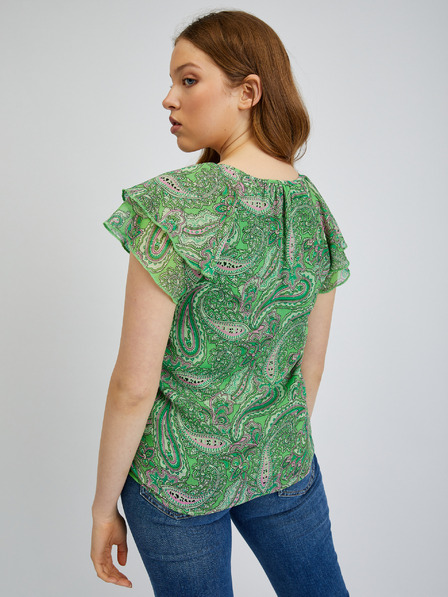 Orsay Zelena ženska bluza s uzorkom ORSAY