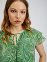Orsay Zelena ženska bluza s uzorkom ORSAY