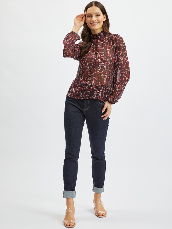Orsay Ženska bluza boje vina s uzorkom ORSAY