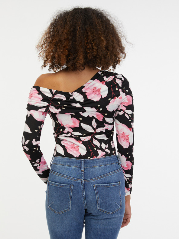 Orsay Roza i crni ženski cvjetni top ORSAY