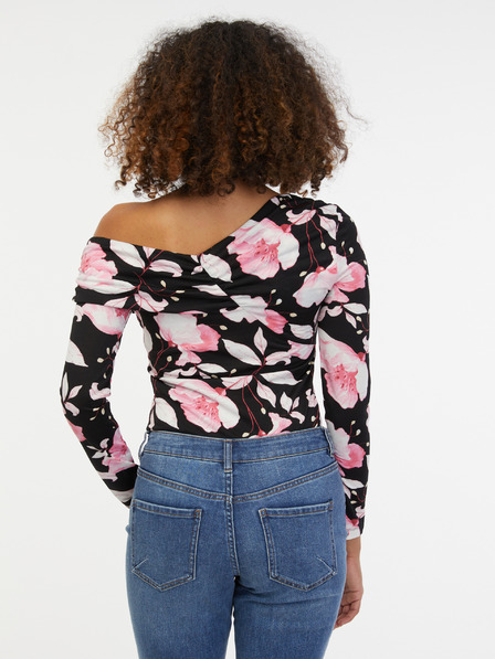 Orsay Roza i crni ženski cvjetni top ORSAY
