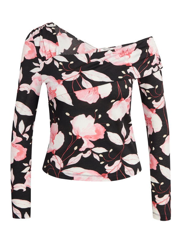 Orsay Roza i crni ženski cvjetni top ORSAY