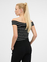 Orsay Crno bijela ženska majica kratkih rukava ORSAY