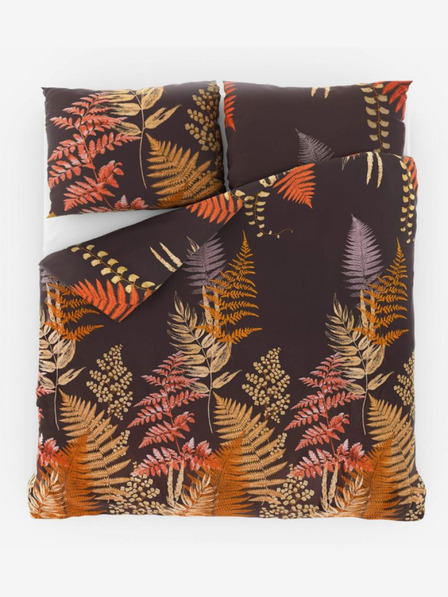 Kvalitex Satenasta francuska posteljina Luxury Collection 1+2, 220x200, 70x90cm Paprat smeđa Kvalitex