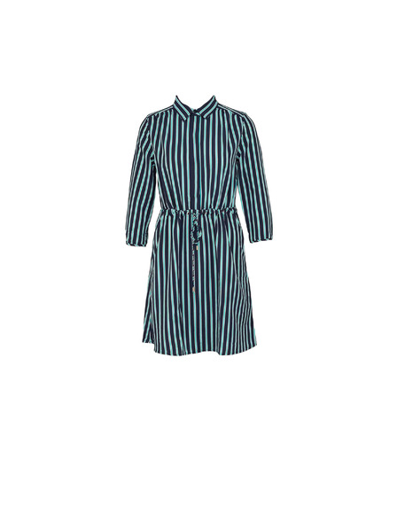 CAMAIEU Prugaste košuljaste haljine