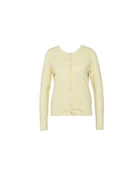 CAMAIEU Svijetložuti džemper na gumbe