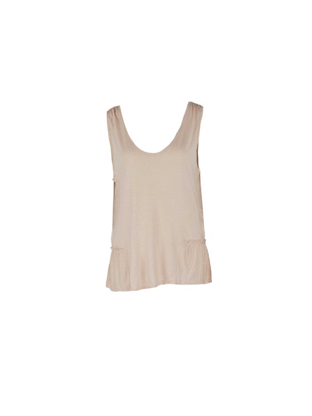 CAMAIEU Ružasta majica na bretele CAMAIEU