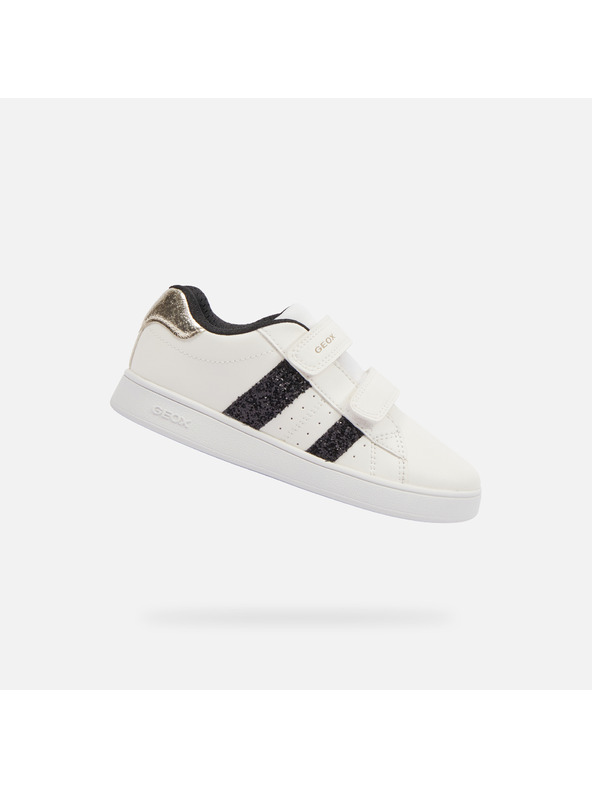 Geox Bijele djevojčinske tenisice Geox Eclyper Girl