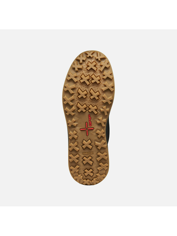 Geox Tamno smeđa muška gležnjača Geox Granito + Grip B A