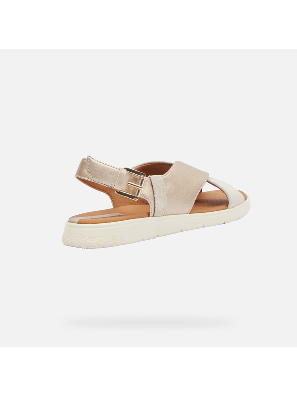 Geox Zlatne ženske sandale Geox Dandra