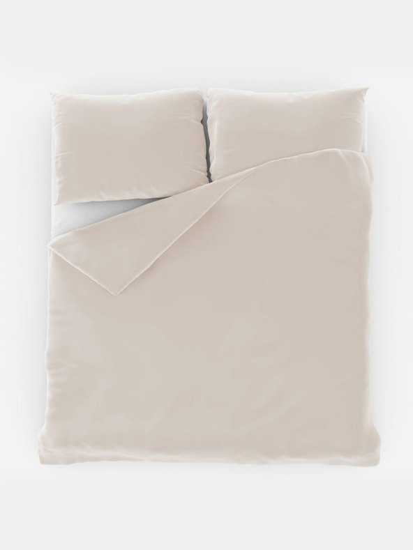 Kvalitex Francuska jednobojna pamučna posteljina 240x200, 70x90cm bijela