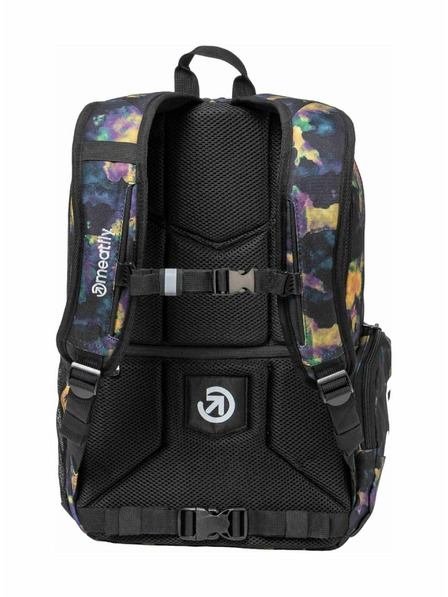 Meatfly Meatfly ruksak Basejumper Dark Aquarel 22 L + PERNICA | Volumen 22 L