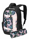 Meatfly Meatfly ruksak Basejumper Pink Flowers 22 L + PERNICA | Volumen 22 L