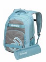 Meatfly Meatfly ruksak Exile Grey Heather / Aqua 24 L + PERNICA | Siva | Volumen 24 L