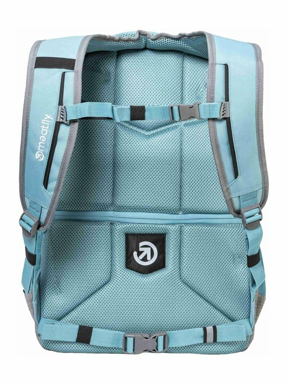 Meatfly Meatfly ruksak Exile Grey Heather / Aqua 24 L + PERNICA | Siva | Volumen 24 L