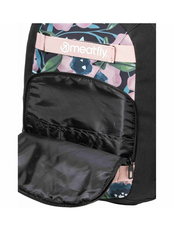 Meatfly Meatfly ruksak Exile Pink Flowers 24 L + PERNICA | Volumen 24 L