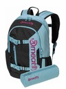 Meatfly Meatfly ruksak Basejumper Aqua / Pink 22 L + PERNICA | Volumen 22 L