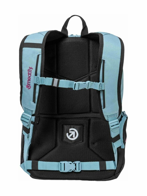Meatfly Meatfly ruksak Basejumper Aqua / Pink 22 L + PERNICA | Volumen 22 L