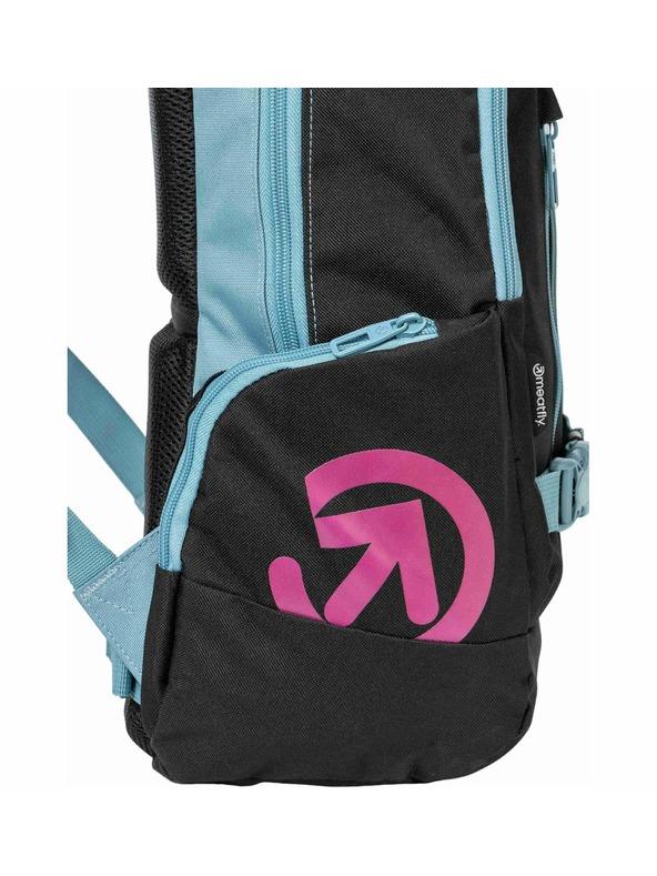 Meatfly Meatfly ruksak Basejumper Aqua / Pink 22 L + PERNICA | Volumen 22 L