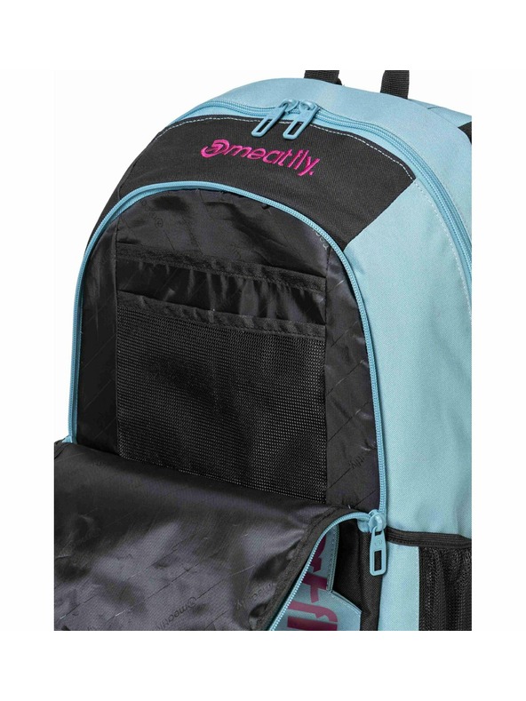 Meatfly Meatfly ruksak Basejumper Aqua / Pink 22 L + PERNICA | Volumen 22 L