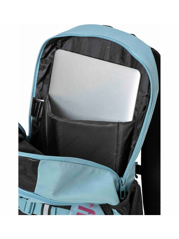 Meatfly Meatfly ruksak Basejumper Aqua / Pink 22 L + PERNICA | Volumen 22 L